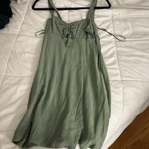 green summer dress from aeropostale